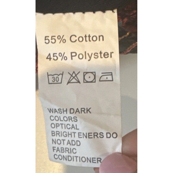 Persun Size M Black Mesh Long Sleeve Blouse Floral Embroidery Cotton Blend Lined - Picture 6 of 13